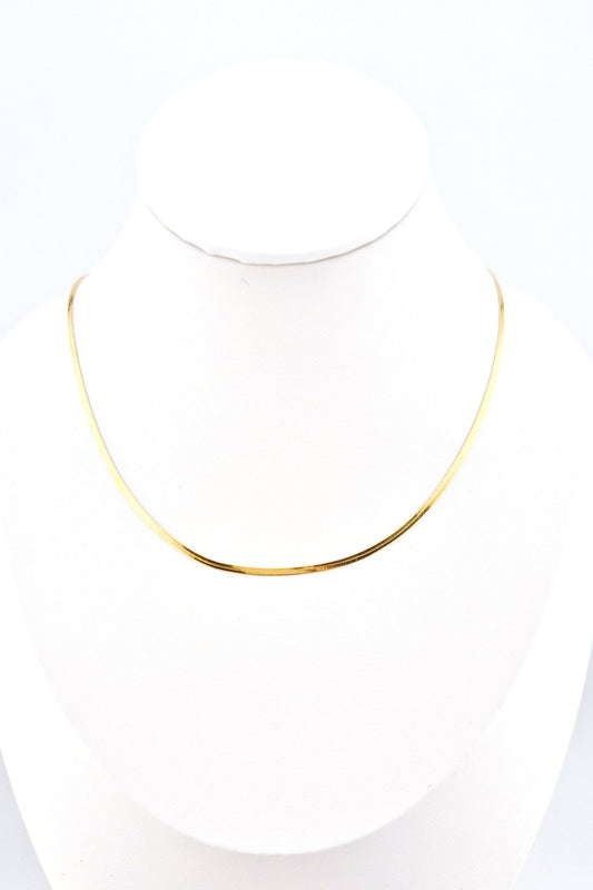 Minimalistische Halskette, minimalist necklace, collier minimaliste, collana minimalista, Halskette, necklace, collana, collier, goldene Halskette, vergoldete Halskette, Edelstahl Halskette, golden necklace, gold necklace stainless steel necklace, collier d'or