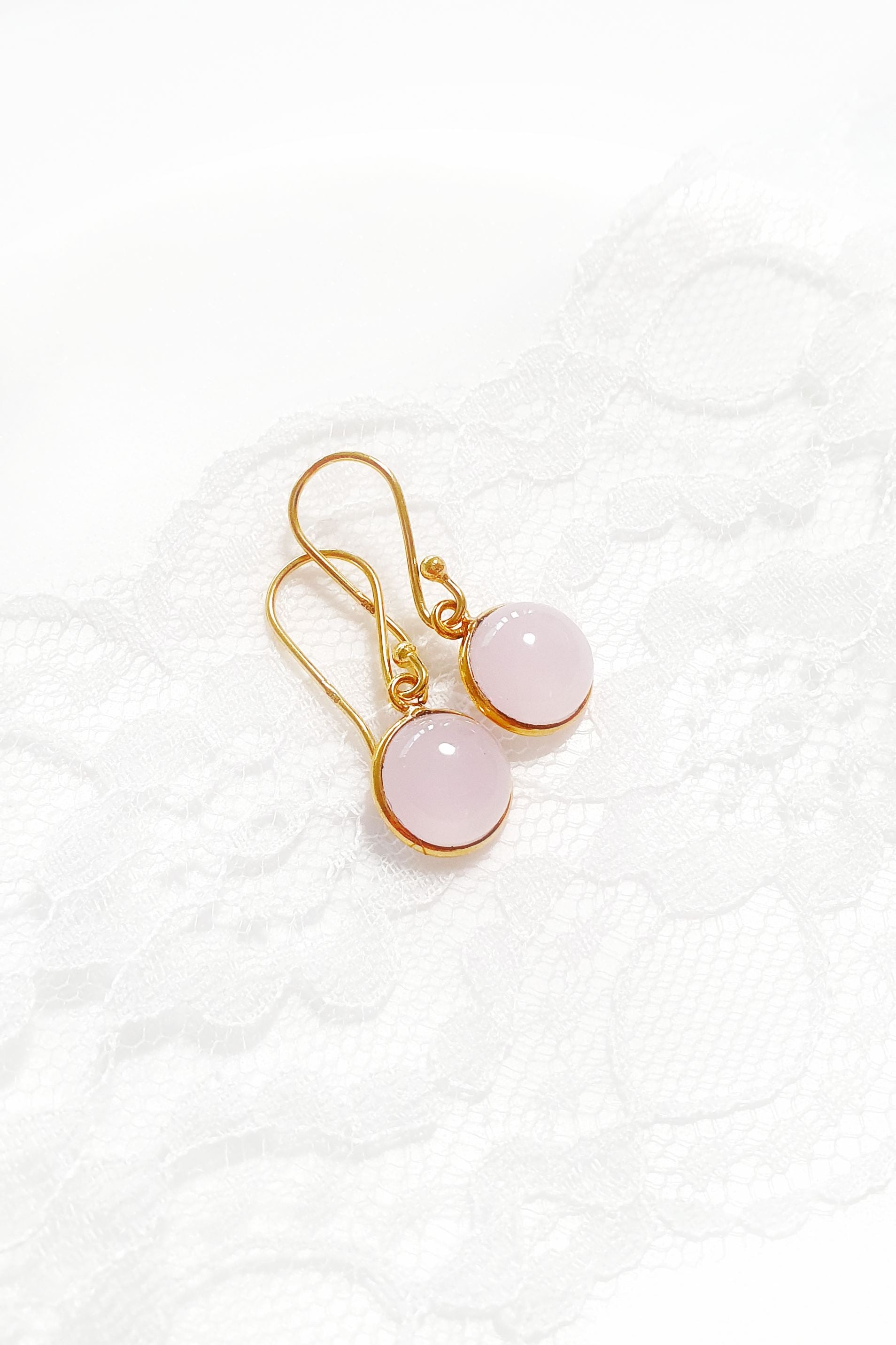 Rosa Chalcedon Edelstein Ohrringe, Rosa Chalcedon Ohrringe, Pink Chalcedony Hänge Ohrringe, Rosa Edelstein Ohrringe, Edelstein Ohrhänger, Rosa Ohrringe, pink earrings