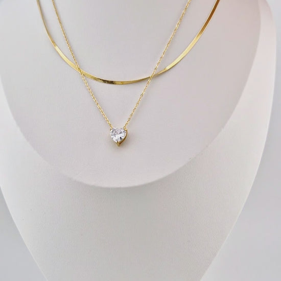 Layering Kette, layering necklace, collier superpose, collana astrati, goldene Kette, minimalistisches Kettenset, schmuckset Halskette, Halskette, necklace, collana, colleir, goldene Halsketten, golden necklaces, diamat imitation necklace, diamant imitat Halskette, Anhänger Halskette, goldene Halsketten, gold necklaces, Halsketten Damen