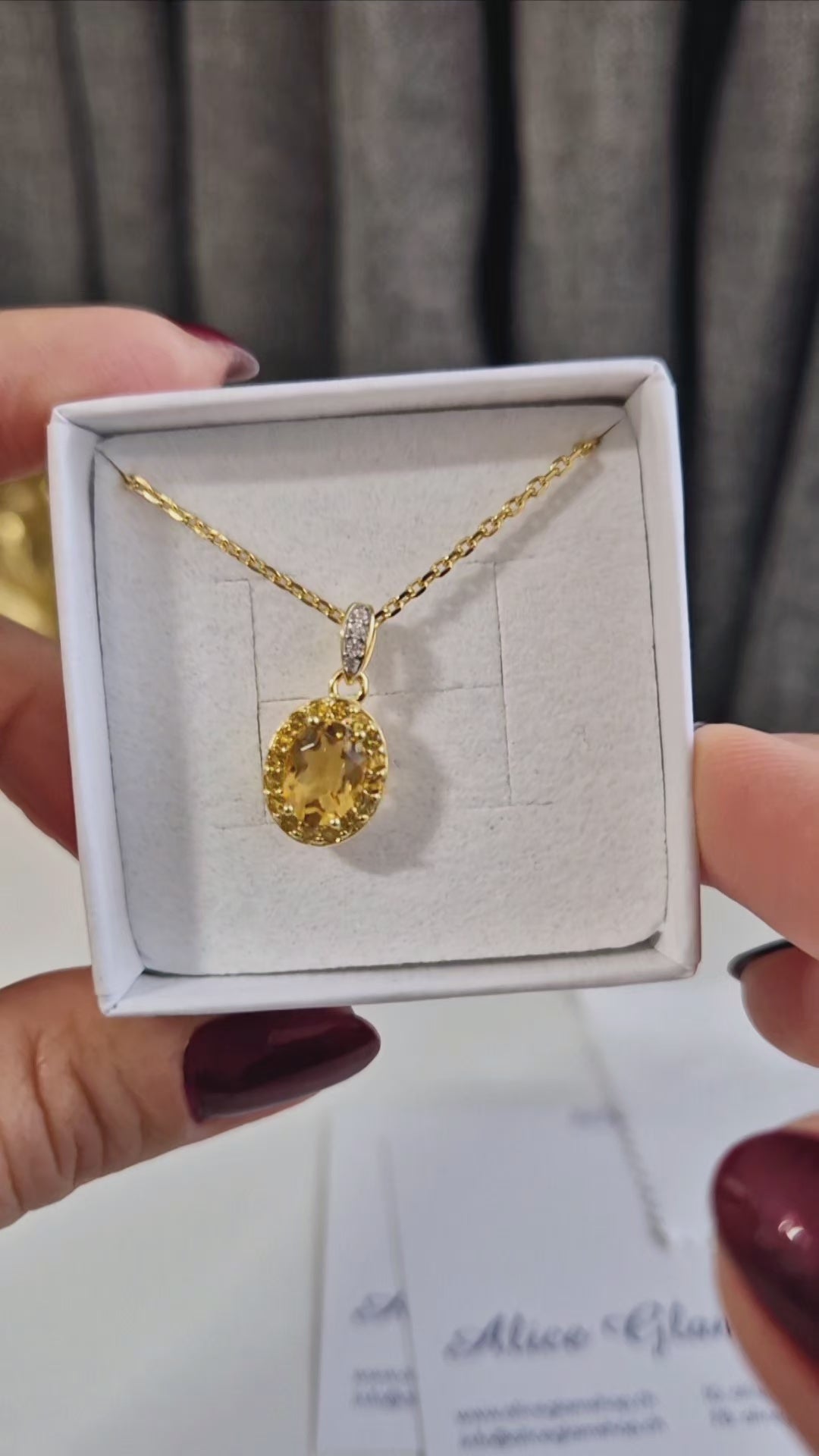 Citrin Halskette, Citrine necklace, Citrin Kette kaufen, Citrine Necklace, golden necklace, Citrine pedant necklace